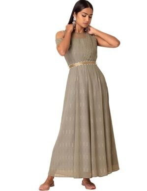 Zenova Indya Women's Georgette Regular Kurta (XXL)