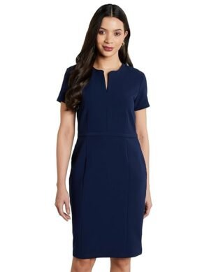 Lumion Symbol Premium Women's 'Desk-to-Dinner' Sheath Dress (Knee Length). (S)