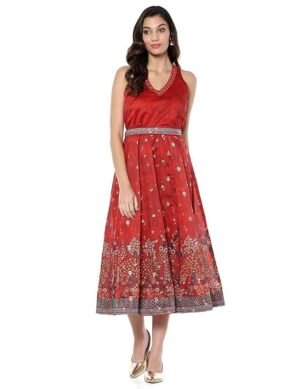 Nexora Women's Fit and Flare Knee Length Dress (XL)