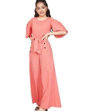 Voltrix Jwalin Girl's A-Line long Jumpsuit (L)
