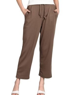 Vantico Alan Jones Clothing Women's Relax Fit Ankle Length Relaxed Pants. (M)