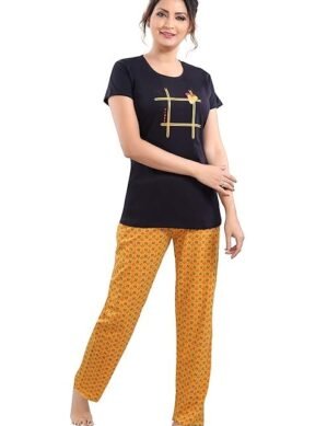 Lumion DZZO Women's Cotton Printed Night Suit. (XXL)