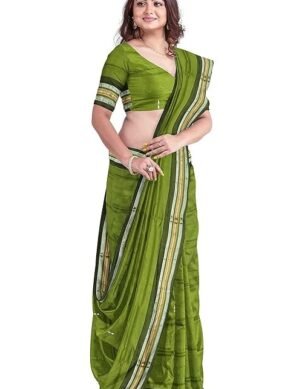 Zenova PRITIsree Sambalpuri Handloom Saree Women's Cotton Saree Odisha Handloom Handmade Pure Cotton Khandua Natural Cotton Ikat Sambalpuri Saree For Women Ikat Handloom Saree For Women (XXL)