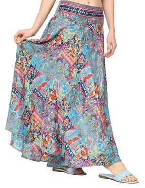 Lumion KE Kanha Exports Skirt for Woman | Women Skirts Skirt Perfect for Beach | Summer top | Boho | Short & Long Skirt | Stylish Lehenga Type (XL)